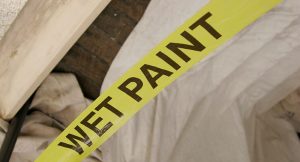 Wet Paint Banner