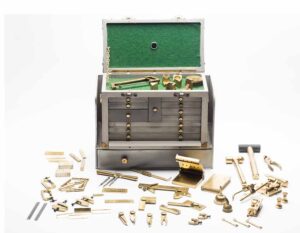 Mini toolbox with tools