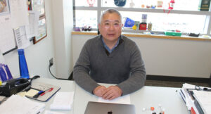 Prof. Weichu Xu in his office 