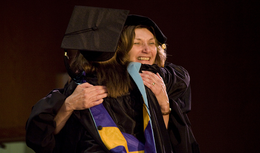 Worcester State University's 2009 Graduate Hooding Ceremony