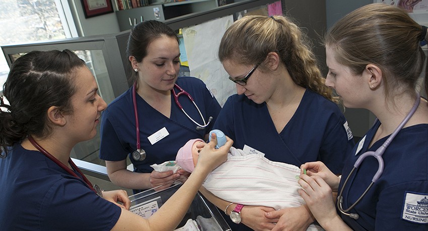 Nursing Students to be Inducted in First White Coat Ceremony - Worcester  State University News