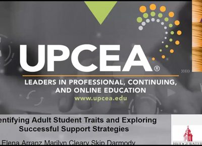 Cleary at UPCEA conference