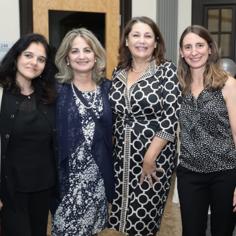 LEI leaders pose at teh event