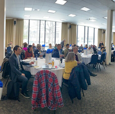 The statewide Veterans Education Conference was held at Worcester State.