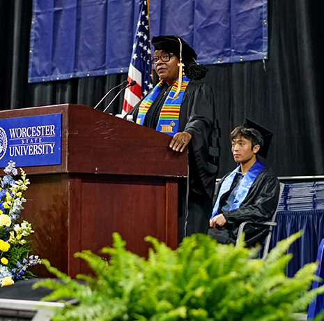 Commencement speaker Dr. Debra Maddox