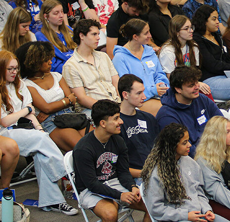 First-year and transfer students at Convocation